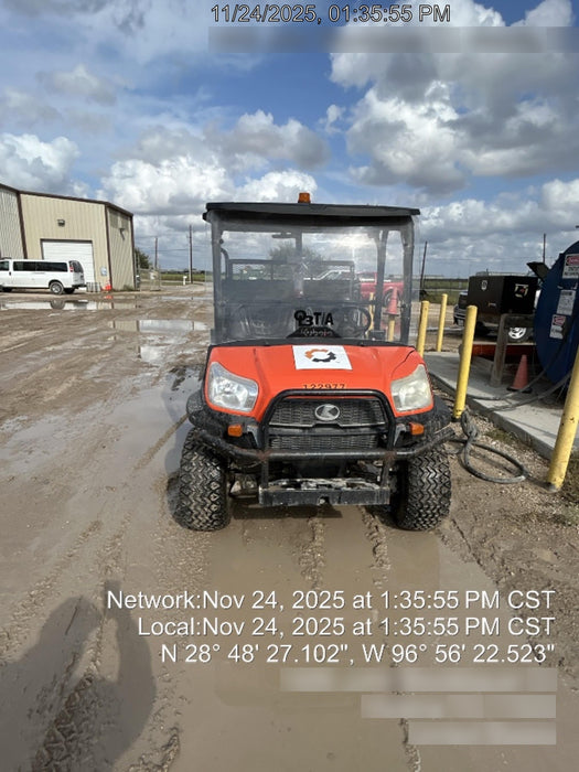 2020 Kubota RTV-X1140W-H Canopy, Diesel, 2 Seater, HDWS Tires, Windshield, Back up Alarm, Amber Strobe Light, Cargo Box