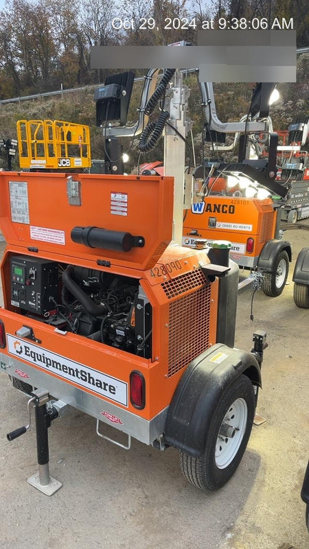 2024 Wanco WLTT-4MM4K Diesel, Deep Sea Controller, Shore Power Plug, Auto Start, (4) 350W LED Floodlights, 4kW Generator, 60 Gal Fuel Tank, 2" Ball, T3