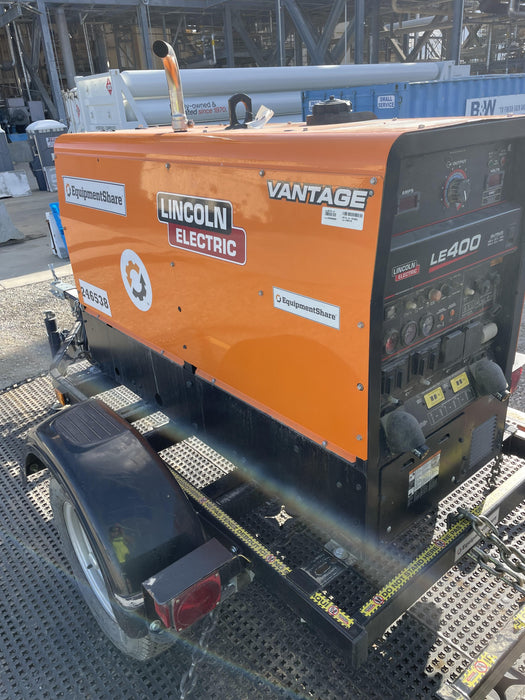 2022 Lincoln Electric LE400 Kubota V1505, Trlr, Cable Rack, Light Kit, ES Decals, T3