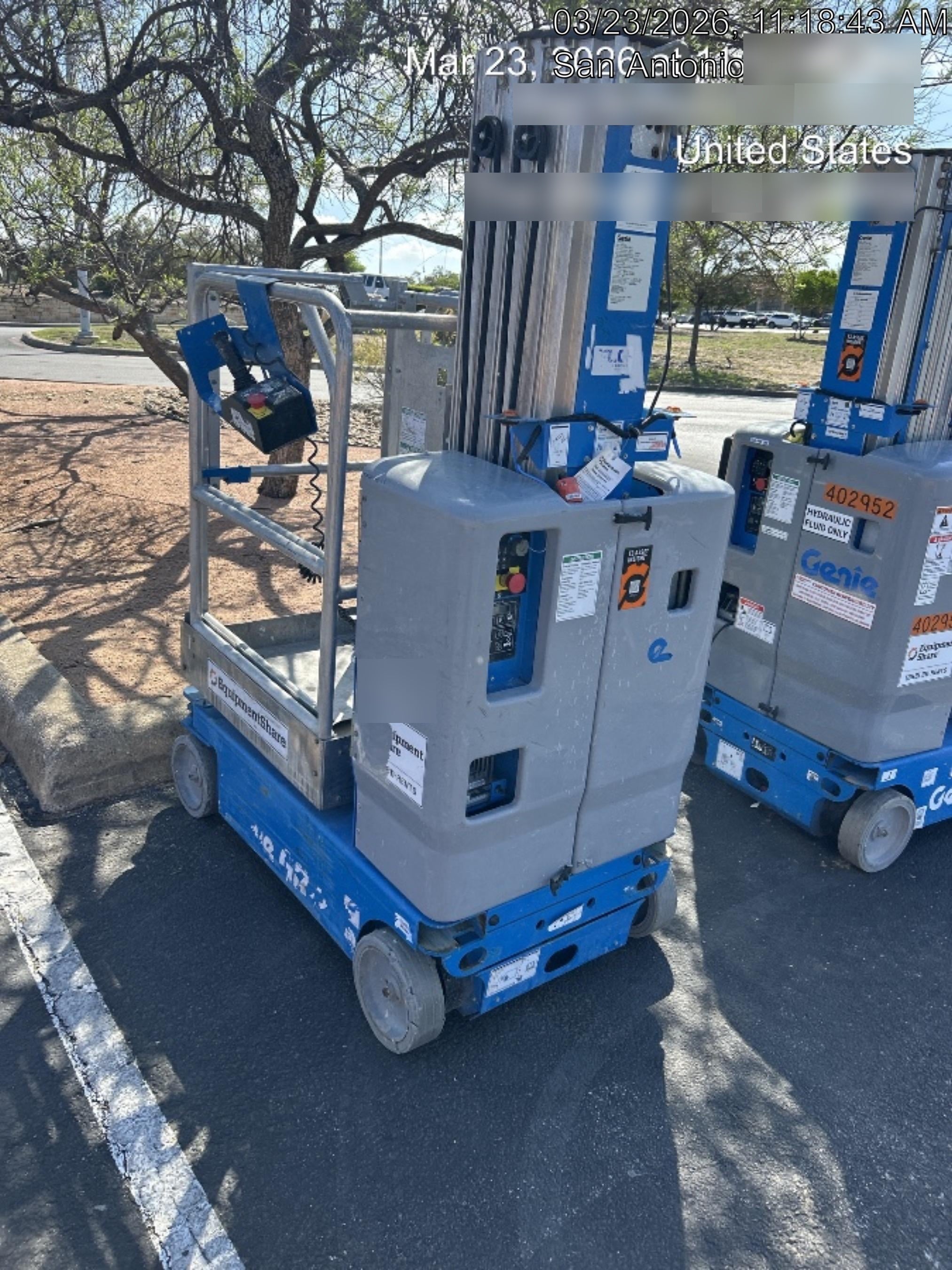 2019 GENIE GR-20