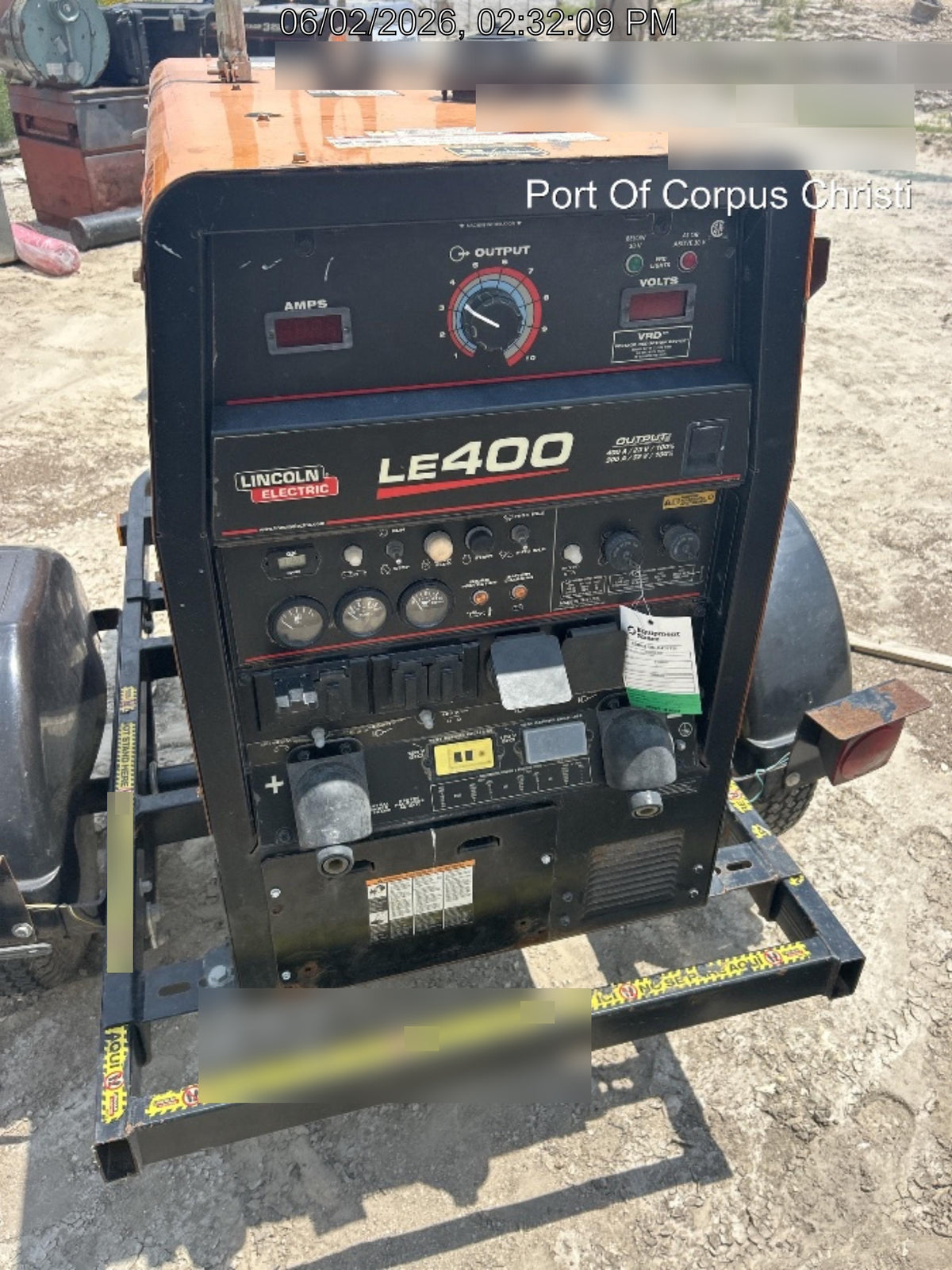 2022 Lincoln Electric LE400 Kubota V1505, Trlr, Cable Rack, Light Kit, ES Decals, T3