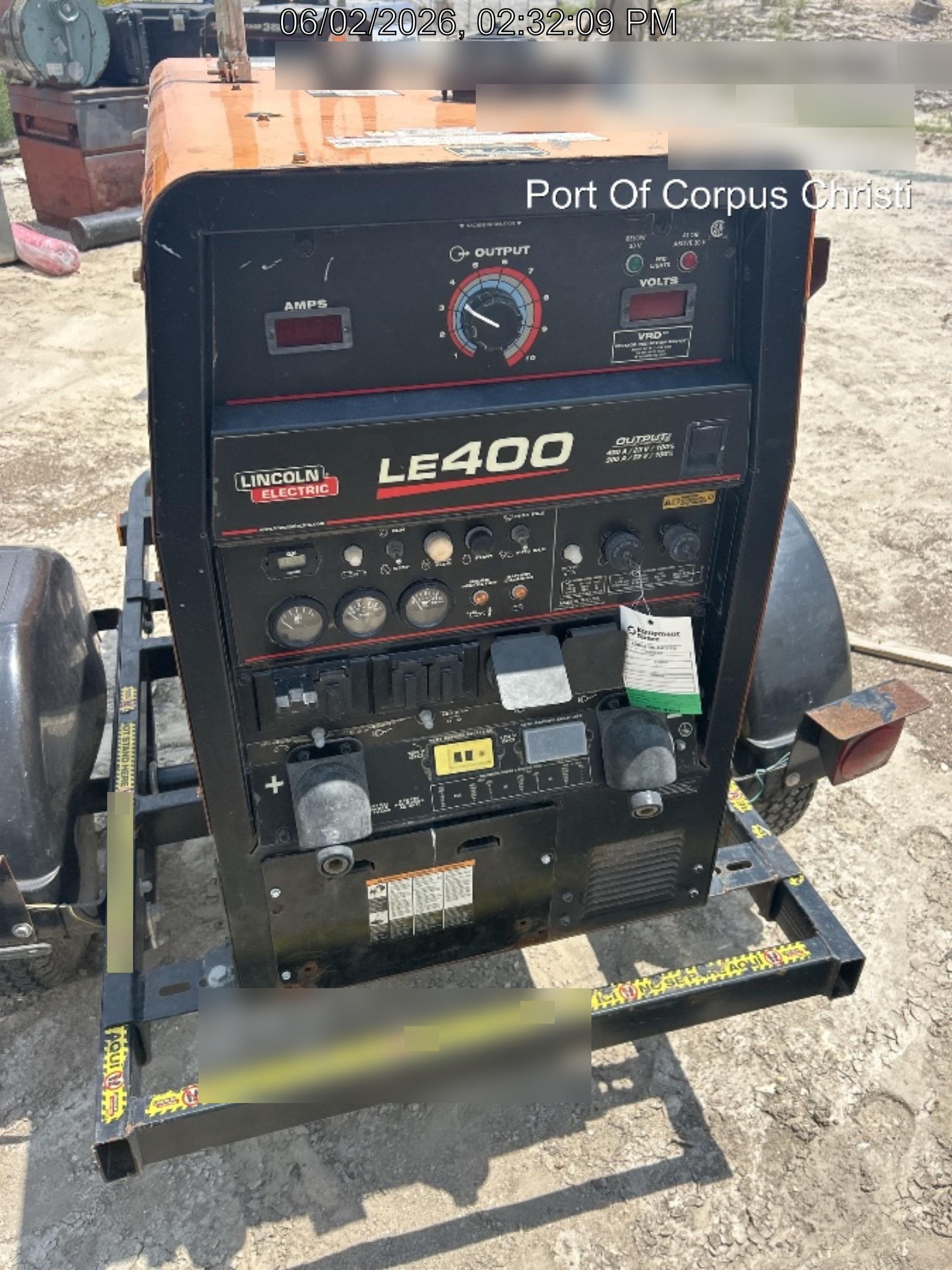 2022 Lincoln Electric LE400 Kubota V1505, Trlr, Cable Rack, Light Kit, ES Decals, T3