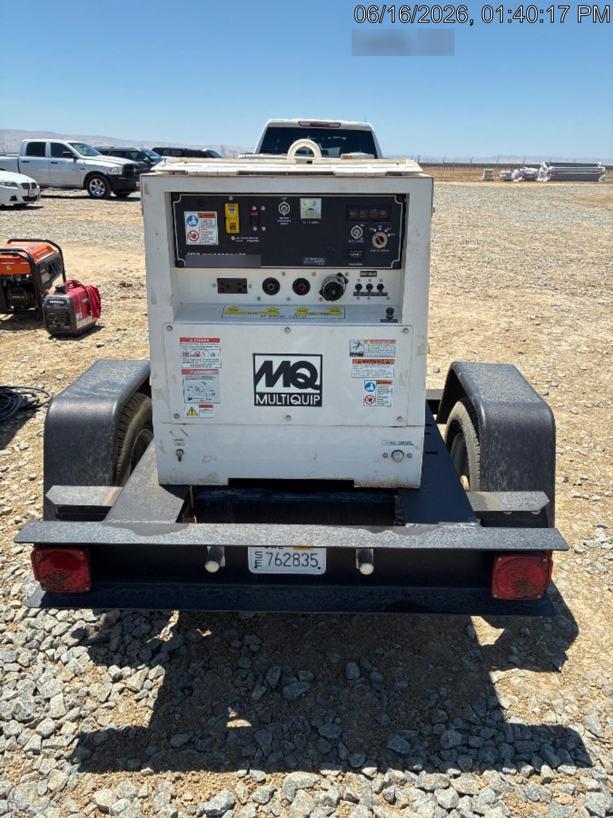 2022 Multiquip DA7000SSA3 Kubota Diesel, Trailer Mounted Package
