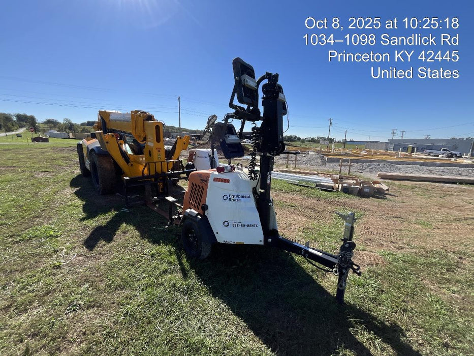 2023 Generac MLT2 Diesel, Flex Switch 120V Input, Powerzone Controller, 
(4) 320W LED Lights, 4kW Generator, 39.9 Gal Fuel Tank, 2" Ball, T3