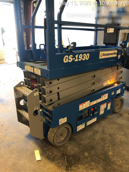 2020 Genie GS-1930 Fixed rails with chain entry gate - Pre A92.20