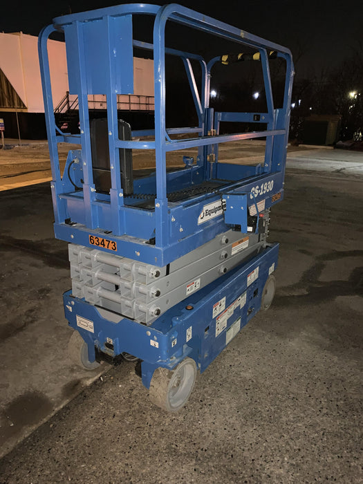 2020 Genie GS-1930 Solid Non Marking Tires, Beacon, Folding rails with half height swing gate