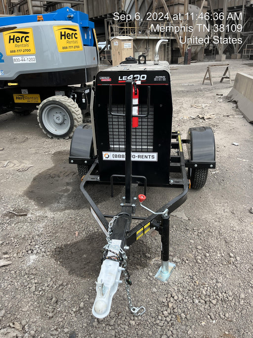 2024 Lincoln Electric LE400 Kubota V1505, Trlr, Cable Rack, Light Kit, ES Decals, T3