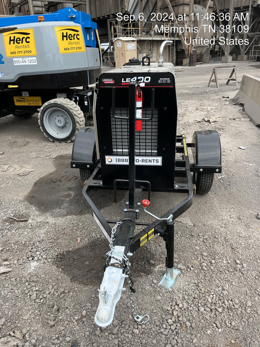 2024 Lincoln Electric LE400 Kubota V1505, Trlr, Cable Rack, Light Kit, ES Decals, T3