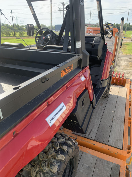 2021 Yanmar YU1000 Canopy, Steel Wheel, Poly WindShield, Beacon, Backup Alarm