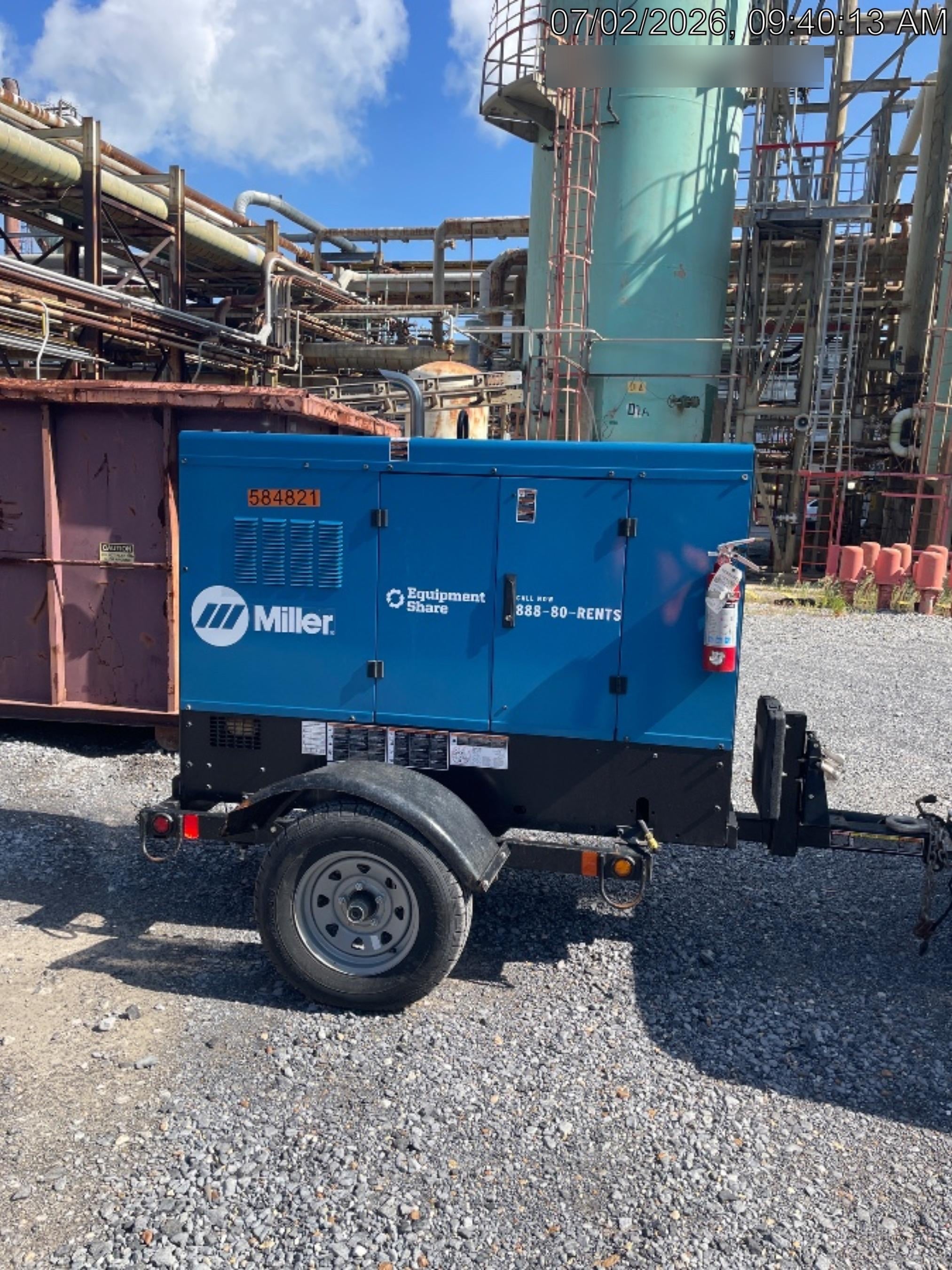 2025 MILLER ELECTRIC BIG BLUE 500