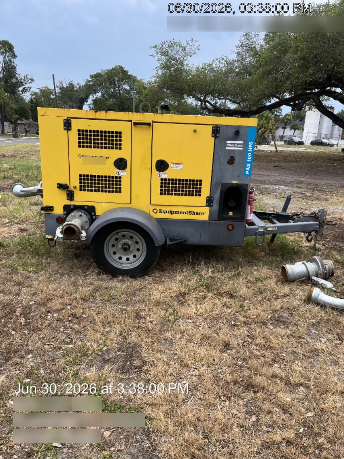 2021 ATLAS COPCO PAS 100 HF CS Enclosed