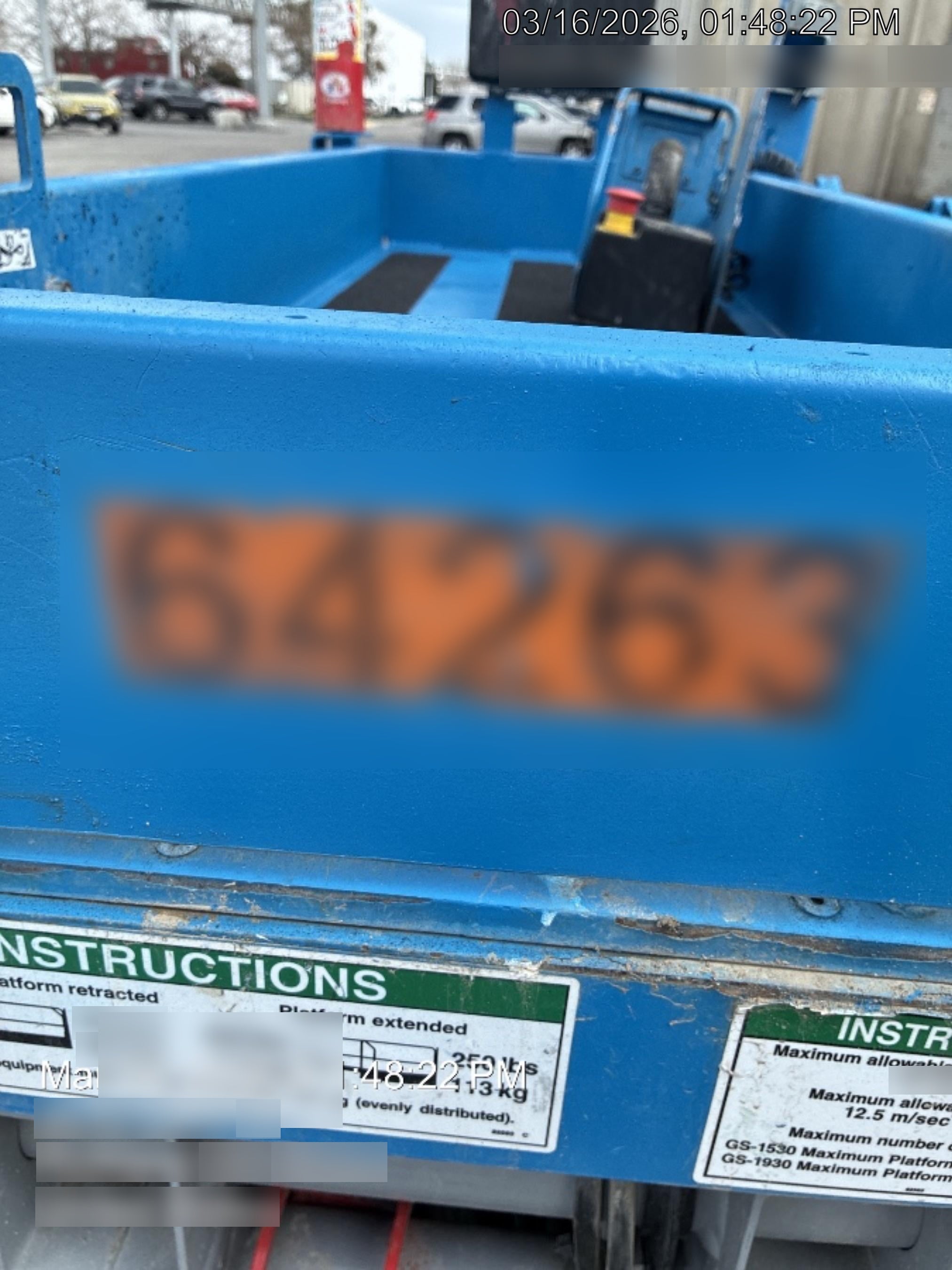 2020 Genie GS-1930 Solid Non Marking Tires, Beacon, Folding rails with half height swing gate, 800W Inverter