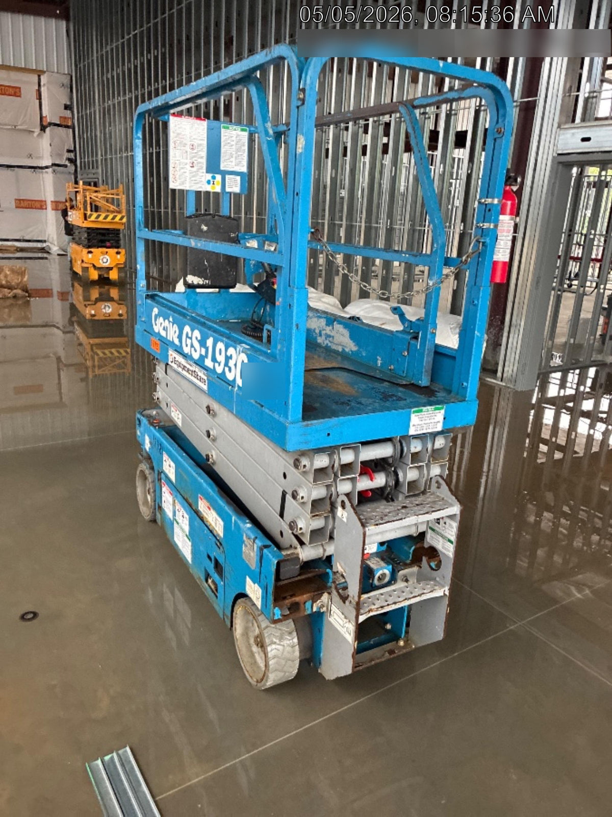 2018 Genie GS-1930 Genie GS-1930 w/Fixed Rail, Chain Entry