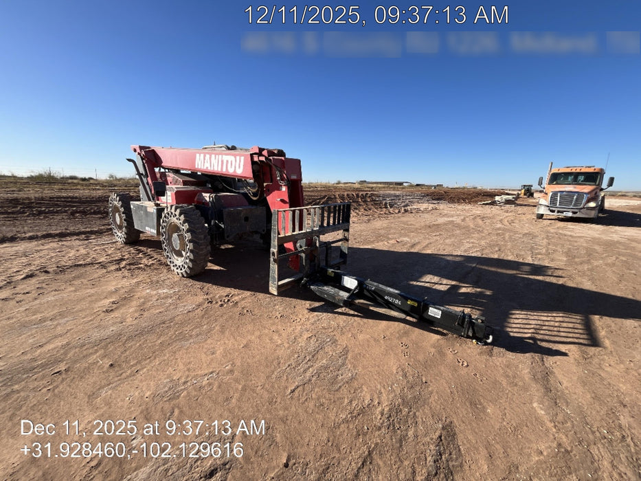 2019 Manitou MTA8044 Manitou MTA8044 - 74 HP T4, Canopy, Worklights/Strobe, Beacon, 66" Carriage, 48" Forks, Solid Tires, Lift Hook, Aux Hydraulics