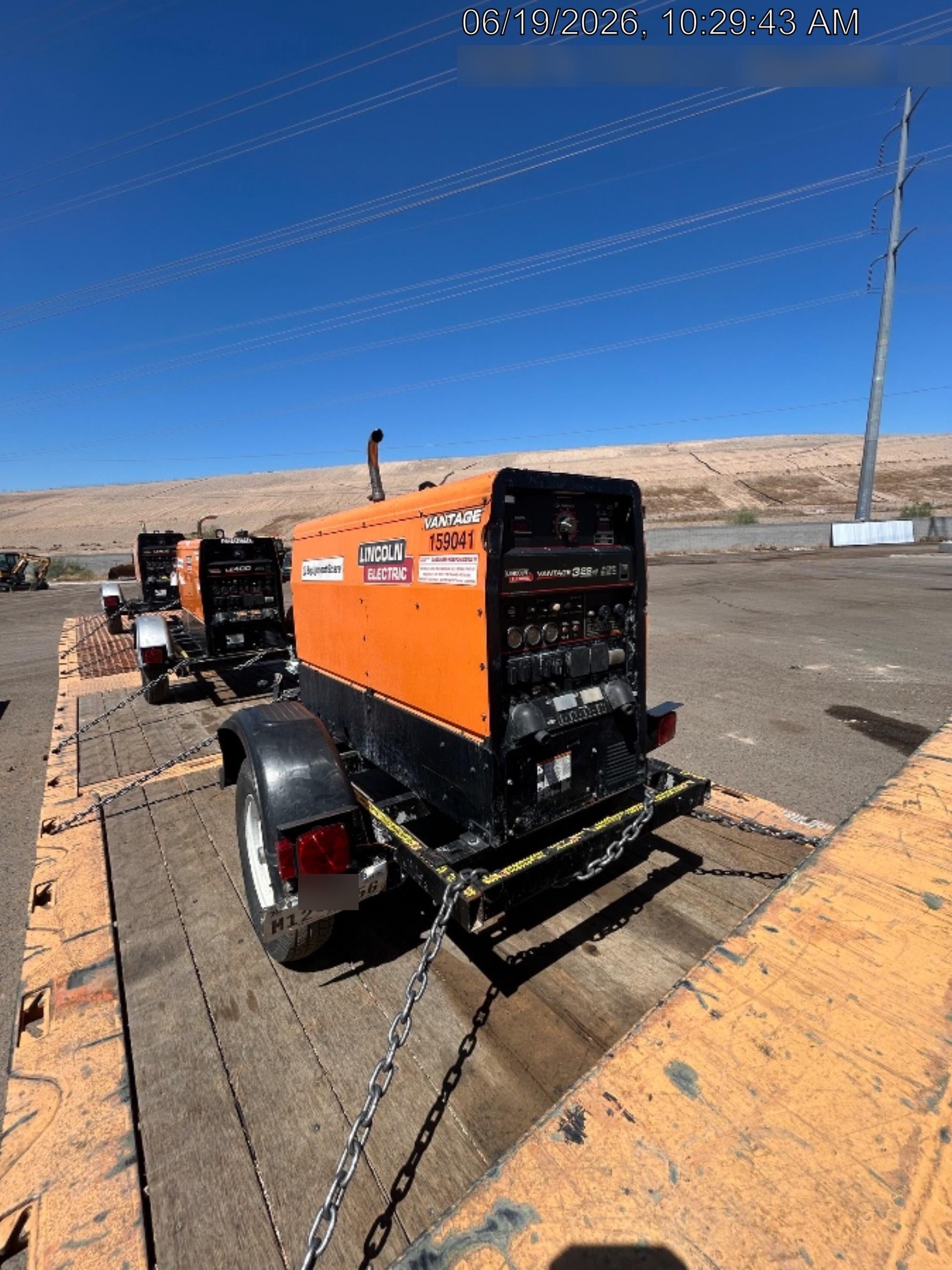 2022 Lincoln Electric LE400 Kubota V1505, Trlr, Cable Rack, Light Kit, ES Decals, T3