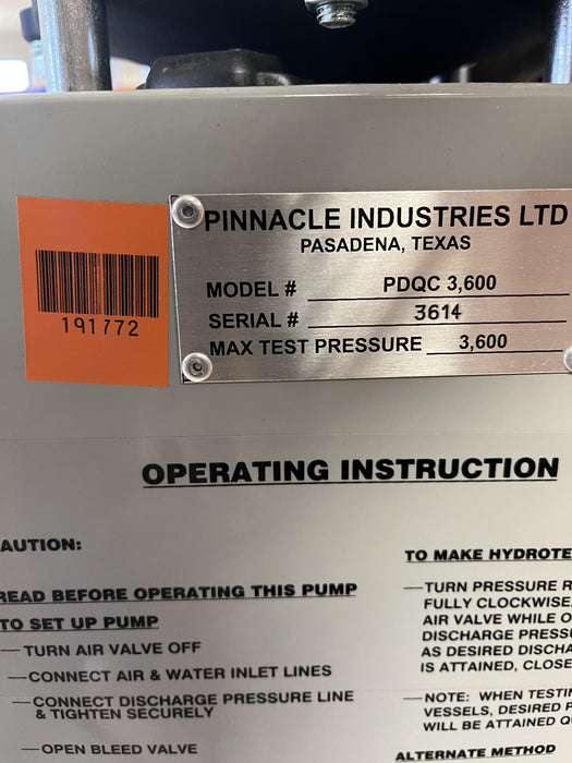 2021 PINNACLE PDQC3600B