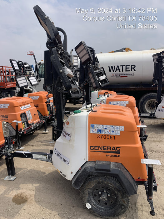 2023 Generac MLT2 Diesel, Flex Switch 120V Input, Powerzone Controller, 
(4) 320W LED Lights, 4kW Generator, 39.9 Gal Fuel Tank, 2" Ball, T3