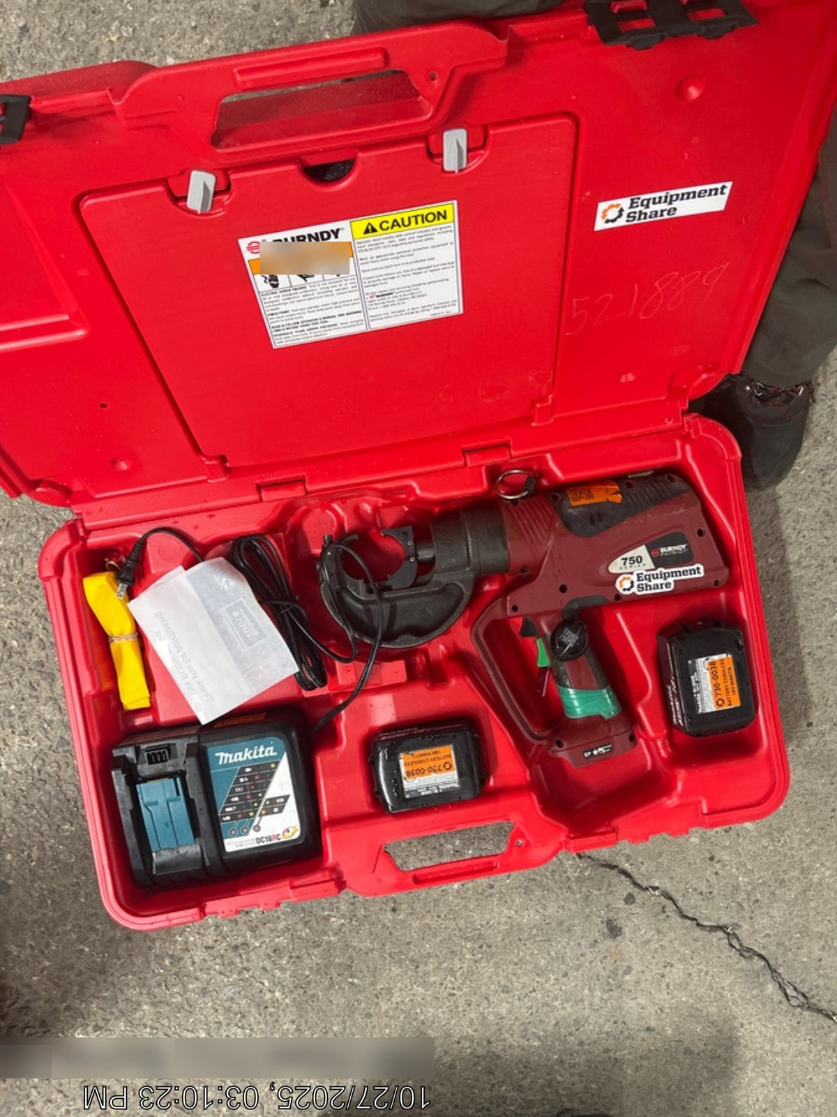 2025 BURNDY PAT750LI