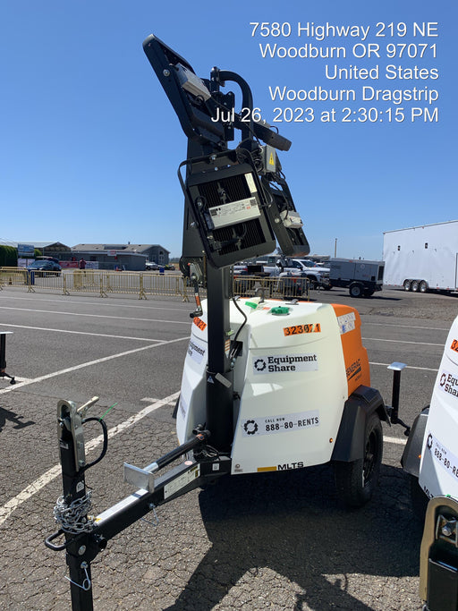 2023 Generac MLT2 Diesel, Flex Switch 120V Input, Powerzone Controller, (4) 320W LED Lights, 4kW Generator, 39.9 Gal Fuel Tank, 2" Ball, T3