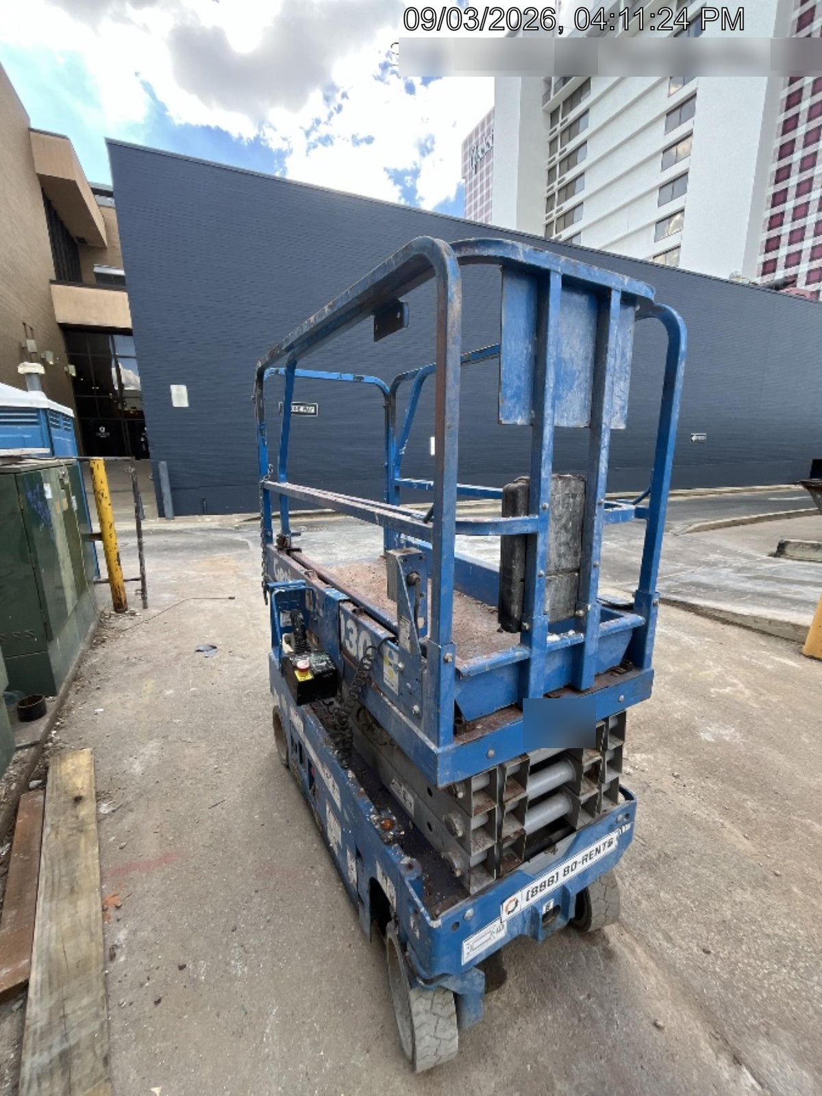 2018 Genie GS-1930 Genie GS-1930 w/Fixed Rail, Chain Entry