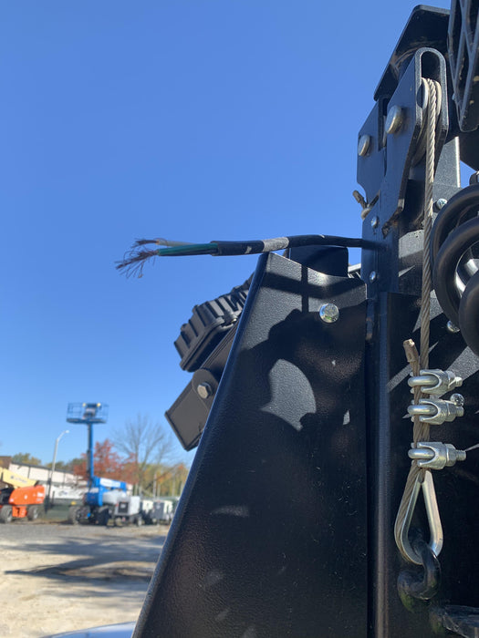 2021 Allmand NLV3GR (4) LED Light Fixture 350W, 23' Vertical Mast, 3kW Prime, Towable, Deep Sea L401, Leveling Jacks, Yanmar T4F 5.8hp