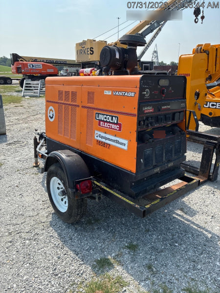 2021 Lincoln Electric Vantage 549X Ready Pak 3, ORANGE (includes trailer, cable rack, fender light kit)