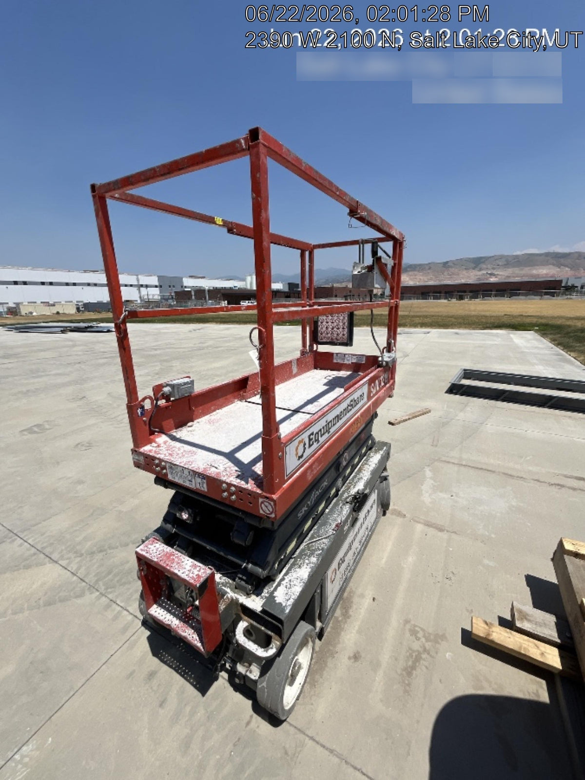 2019 Skyjack SJIII-3219 Standard Options