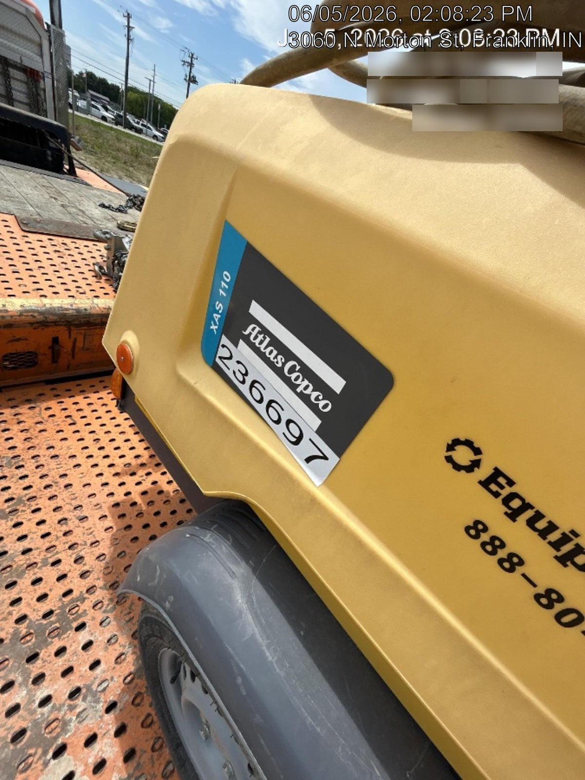 2022 ATLAS COPCO XAS 110
