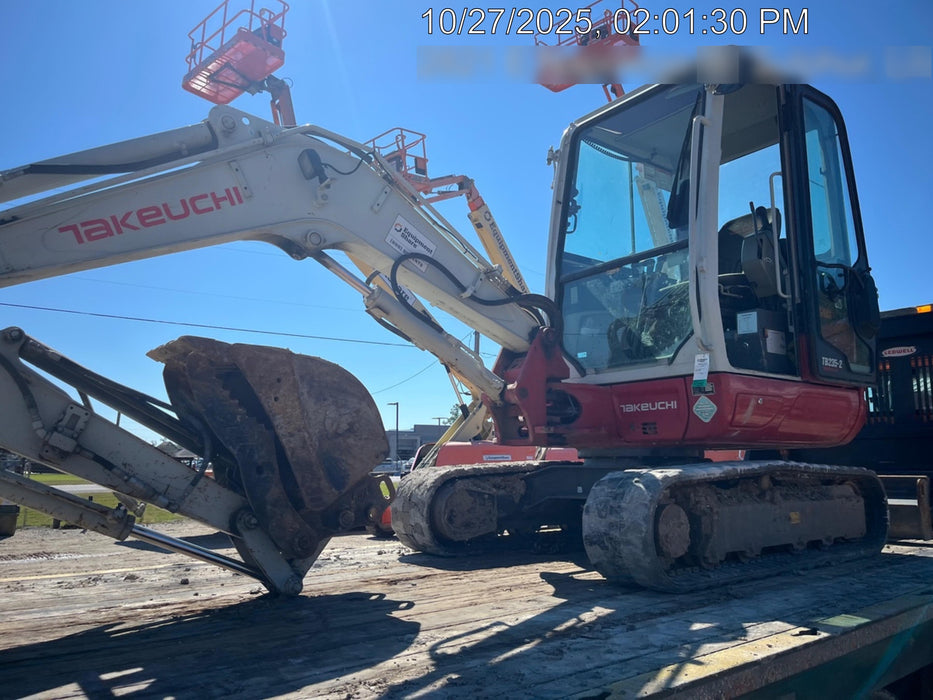 2020 Takeuchi TB-235-2CR Cab/Heat/Air, Rubber Tracks, Manual TAG QC