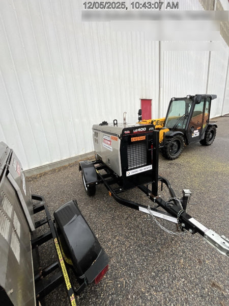2024 Lincoln Electric LE400 Kubota V1505, Trlr, Cable Rack, Light Kit, ES Decals, T3