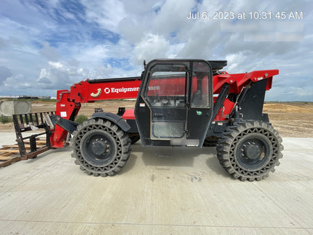 2019 Manitou MTA10055 Cab/Heat/Air, 120 HP, Solid Tires, Work Lights, Lift Hook, Auxiliary Hydraulics w/66" Carriage and 60" Forks