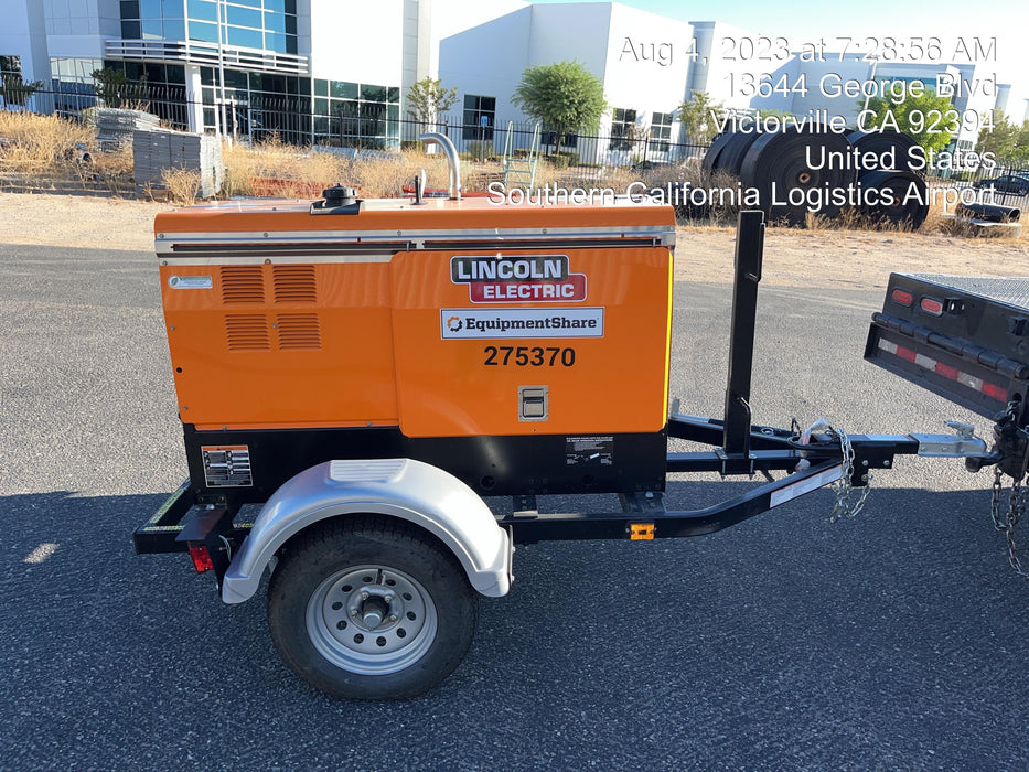 2022 Lincoln Electric LE400 Kubota V1505, Trlr, Cable Rack, Light Kit, ES Decals, T3