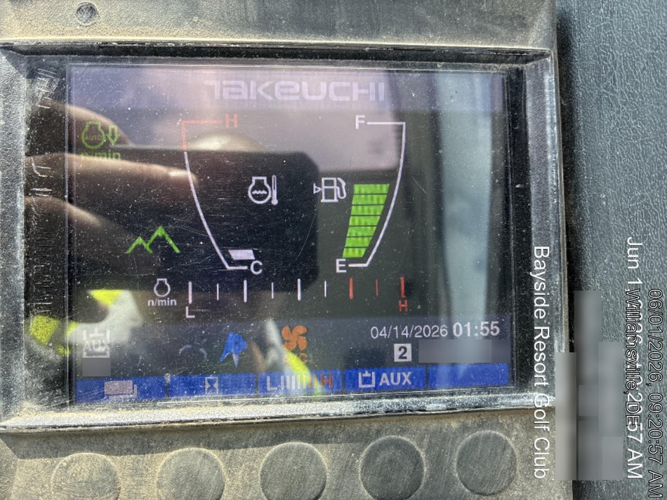 2020 Takeuchi TB250-2C Cab/Heat/Air, Rubber Tracks, Manual TAG QC