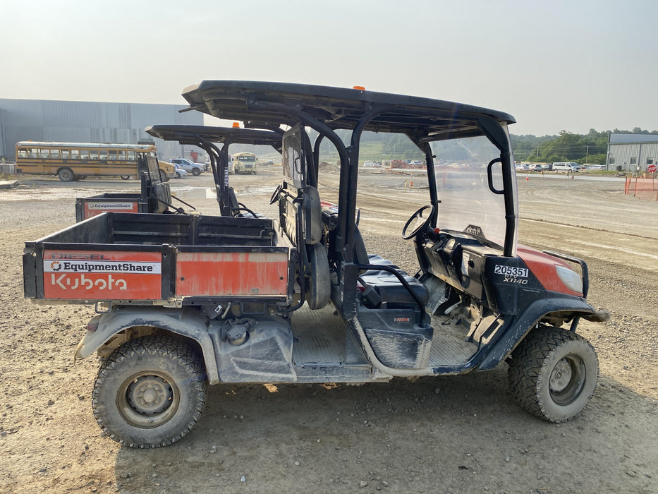 2022 Kubota RTV-X1140W-H Plastic Canopy, Windshield Acrylic Clear, LED Strobe Light, Wire Harness Kit, Back up Alarm