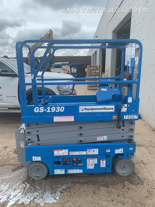 2020 Genie GS-1930 Fixed rails with chain entry gate - Pre A92.20