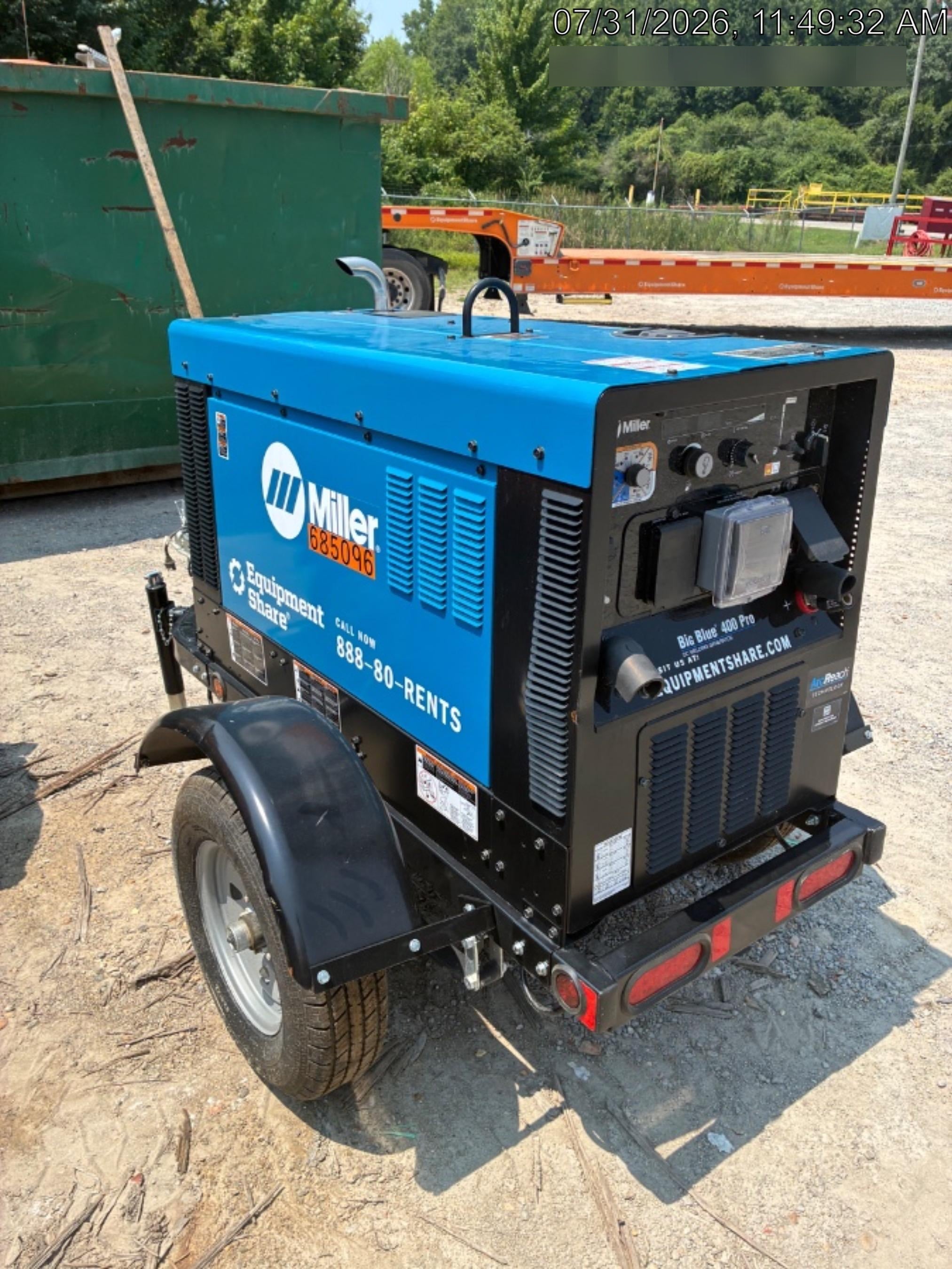 2026 MILLER ELECTRIC BIG BLUE 400