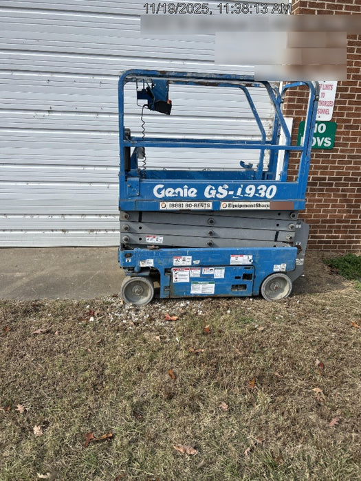 2018 Genie GS-1930 Genie GS-1930 w/Fixed Rail, Chain Entry