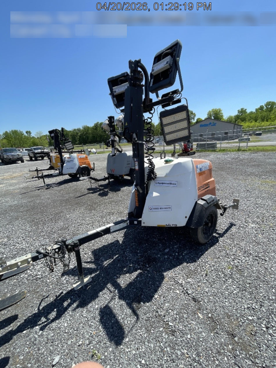 2023 Generac MLT2 Diesel, Flex Switch 120V Input, Powerzone Controller, 
(4) 320W LED Lights, 4kW Generator, 39.9 Gal Fuel Tank, 2" Ball, T3