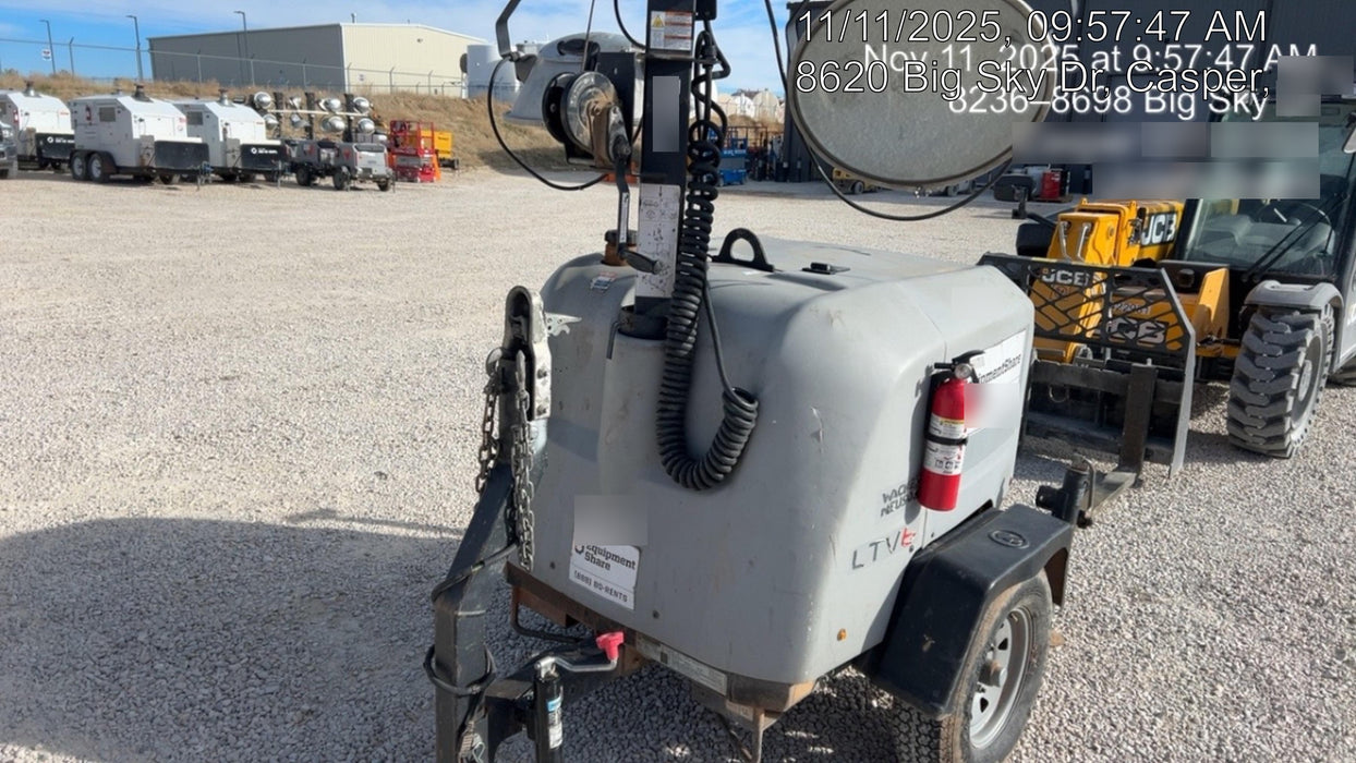 2018 Wacker Neuson LTV6L-MH Wacker Neuson LTV6L Mobile Light Tower w/Fuel Level Sensor Installed