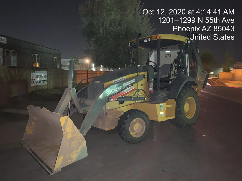 2020 John Deere 310LEP - Extendable Stick Canopy, 4WD, Extendable Stick, Pilot Controls, 2 Way Hydraulics, TAG Manual QC