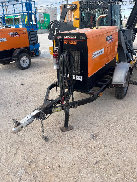 2022 Lincoln Electric LE400 Kubota V1505, Trlr, Cable Rack, Light Kit, ES Decals, T3