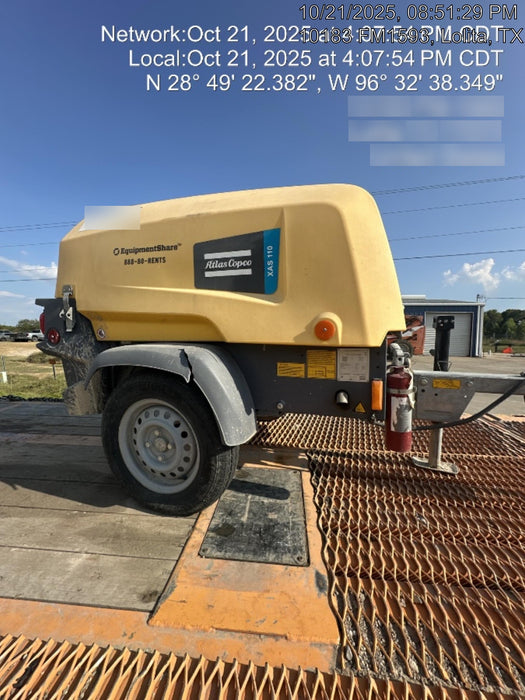 2022 ATLAS COPCO XAS 110