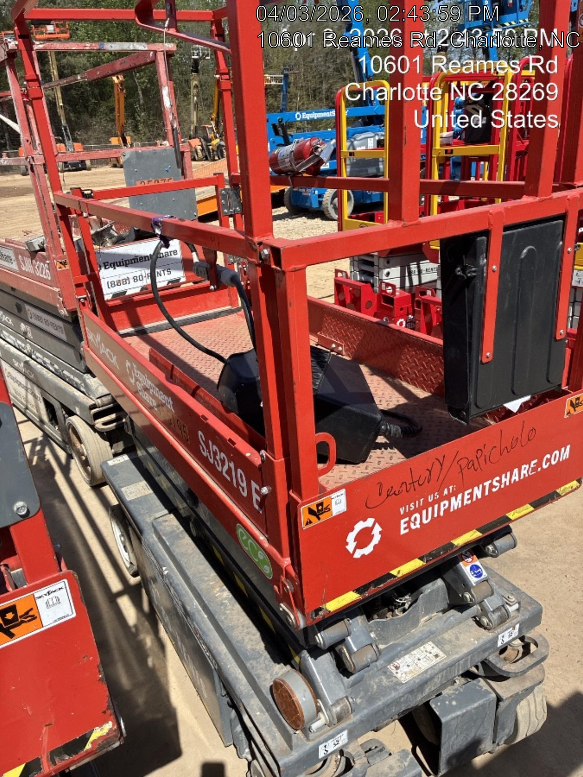 2024 Skyjack SJ3219 Electric Drive, Sld NM Tires, DBcns, RFRails, Power to Platform, T3 + Access Control
