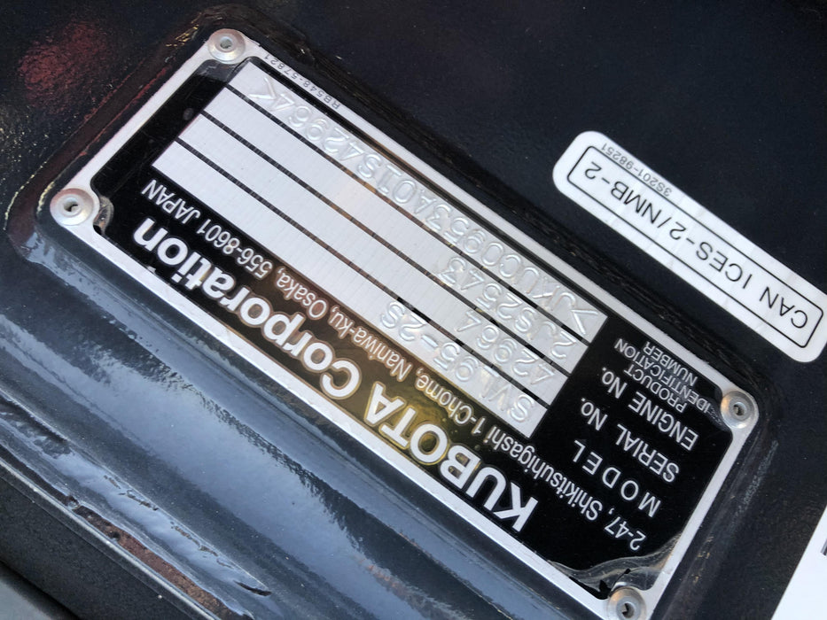 2019 Kubota SVL95-2S Cab/Heat/Air, Standard Tracks, Standard Flow w/Manual QC, 80" HD Tooth Bucket