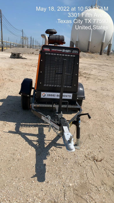 2021 Lincoln Electric Vantage 549X Ready Pak 3, ORANGE (includes trailer, cable rack, fender light kit)