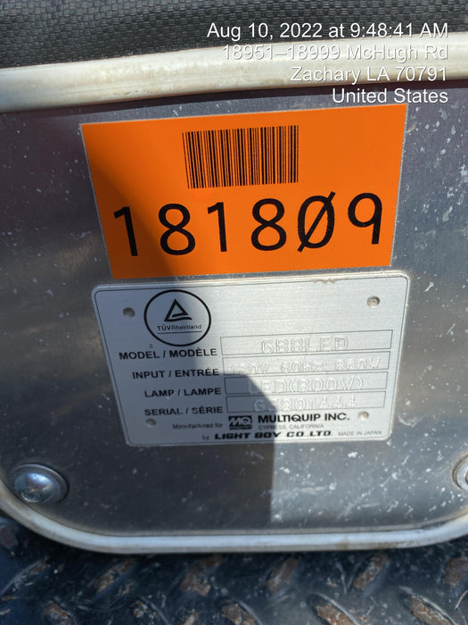 2021 MULTIQUIP GB8LED