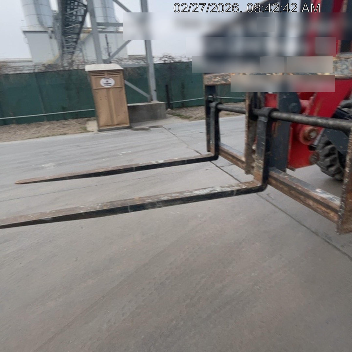 2019 Manitou MTA10055 MTA10055 - 74 HP T4, Canopy, Worklights/Strobe, Beacon, 66" Carriage, 60" Forks, Solid Tires, Lift Hook, Aux Hydraulics