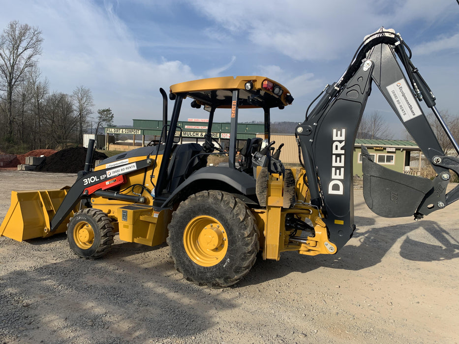 2020 John Deere 310LEP Canopy, 4WD, Standard Stick, Pilot Controls, 2 Way Hydraulics, TAG Manual QC