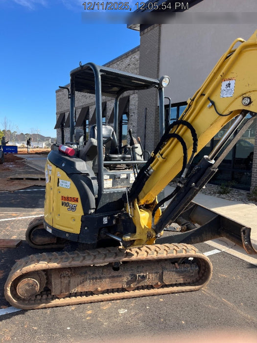 2020 Yanmar ViO35PR Open ROPS / Rubber Track / NO COUPLER