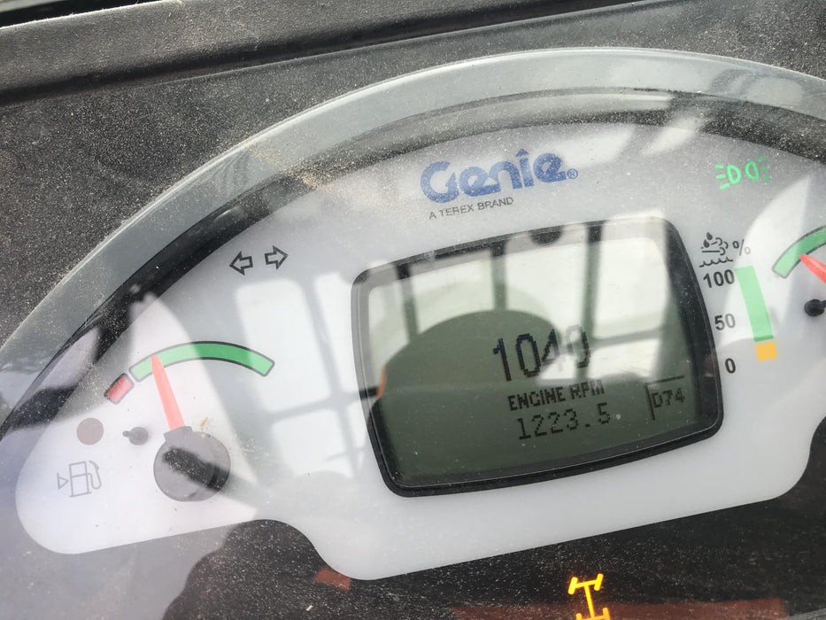 2019 Genie GTH-844 Cab/Heat/AC, Solid RT Tires, LED Work Lights, Beacon 60" QA Carriage, 48" Forks